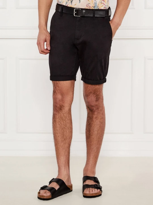 Zdjęcie produktu Tommy Jeans Szorty chino SCANTON | Slim Fit czarny
