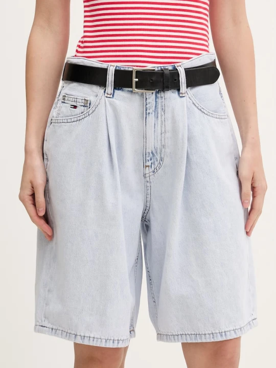 Zdjęcie produktu Tommy Jeans szorty damskie jeansowe niebieski