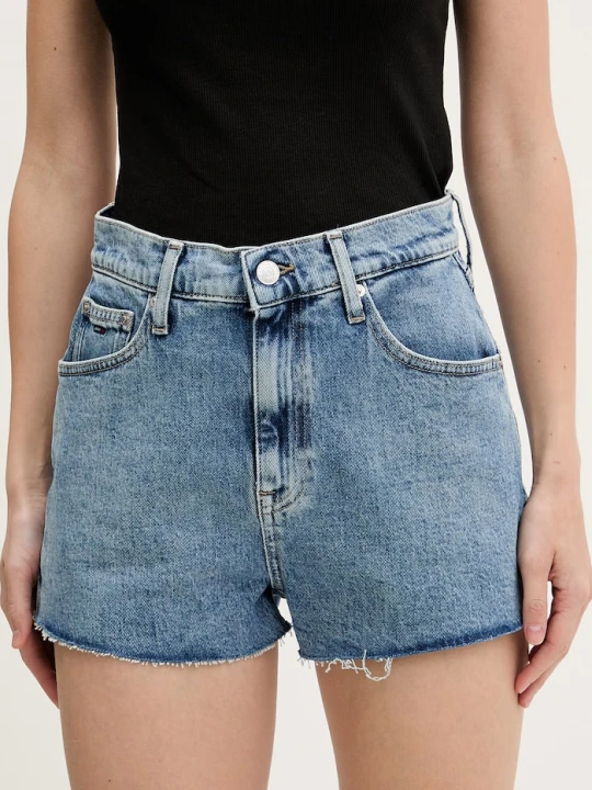 Zdjęcie produktu Tommy Jeans szorty damskie jeansowe niebieski