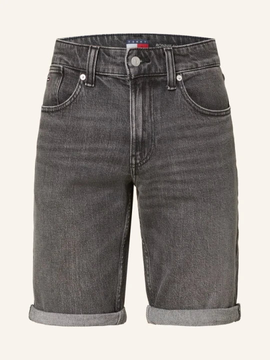 Zdjęcie produktu Tommy Jeans Szorty Dżinsowe Ronnie O Kroju Slim Fit schwarz 1BZ Denim Black