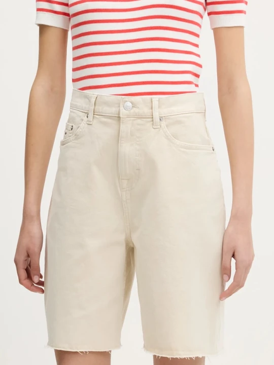 Zdjęcie produktu Tommy Jeans szorty jeansowe beżowy