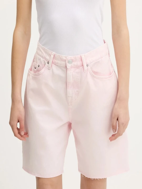 Zdjęcie produktu Tommy Jeans szorty jeansowe różowy