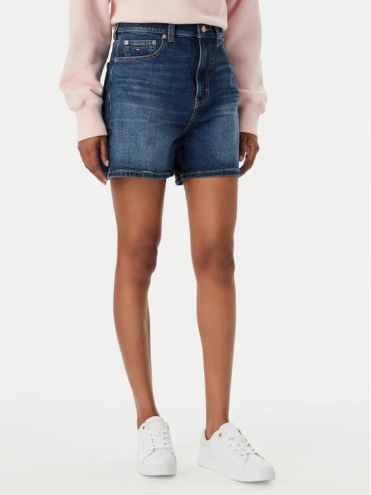 Zdjęcie produktu Tommy Jeans Szorty jeansowe DW0DW22688 Niebieski Straight Leg
