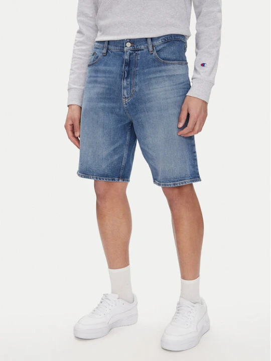 Zdjęcie produktu Tommy Jeans Szorty jeansowe Isaac DM0DM20952 Niebieski Relaxed Fit