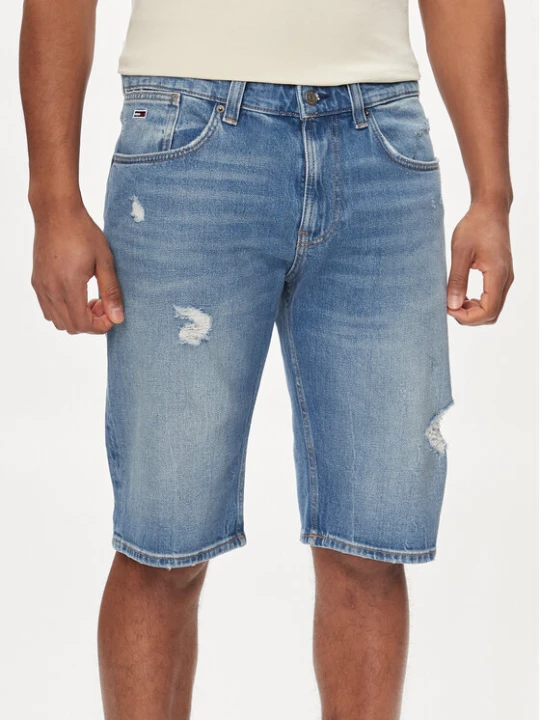 Zdjęcie produktu Tommy Jeans Szorty jeansowe Ronnie DM0DM18794 Niebieski Slim Fit