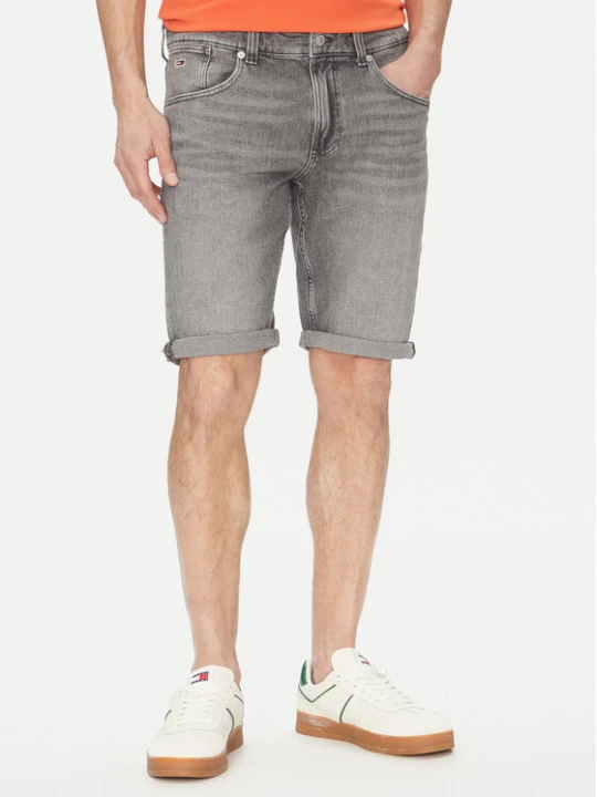 Zdjęcie produktu Tommy Jeans Szorty jeansowe Ronnie DM0DM20946 Szary Slim Fit