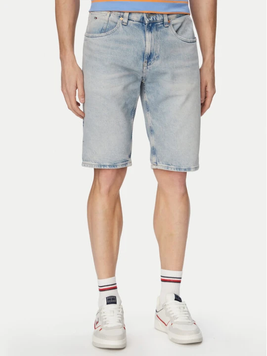 Zdjęcie produktu Tommy Jeans Szorty jeansowe Ronnie DM0DM22978 Niebieski jasny Slim Fit