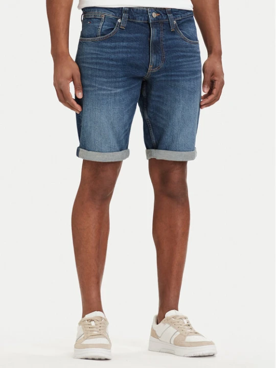 Zdjęcie produktu Tommy Jeans Szorty jeansowe Ronnie DM0DM22980 Granatowy Slim Fit