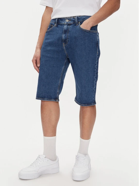 Zdjęcie produktu Tommy Jeans Szorty jeansowe Ryan DM0DM21851 Niebieski Slim Fit