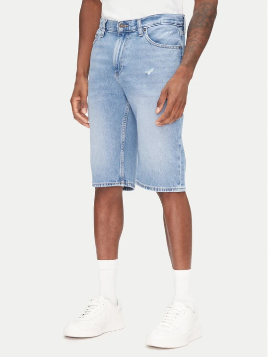 Zdjęcie produktu Tommy Jeans Szorty jeansowe Ryan DM0DM21855 Niebieski Slim Fit