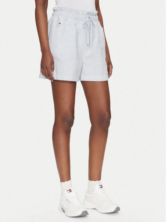 Zdjęcie produktu Tommy Jeans Szorty materiałowe DW0DW20360 Niebieski Regular Fit
