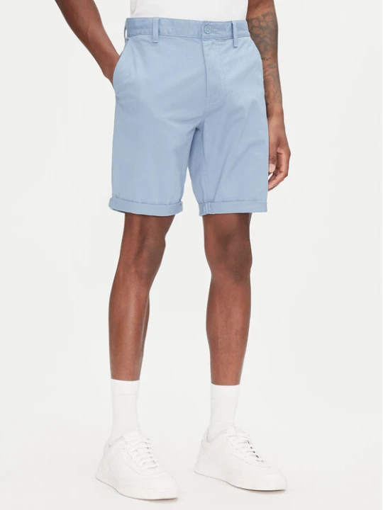 Zdjęcie produktu Tommy Jeans Szorty materiałowe Scanton DM0DM21950 Niebieski Slim Fit