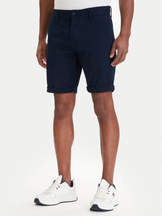 Zdjęcie produktu Tommy Jeans Szorty materiałowe Scanton DM0DM22852 Granatowy Slim Fit