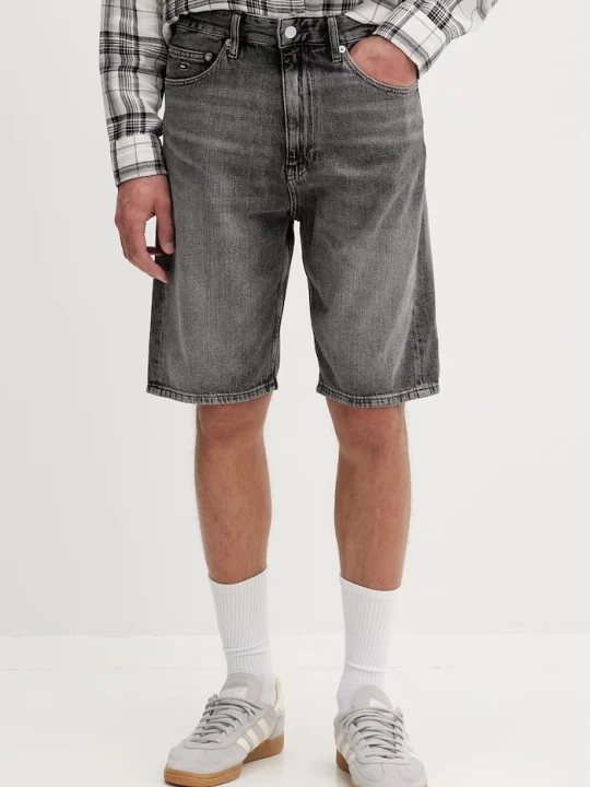 Zdjęcie produktu Tommy Jeans szorty męskie jeansowe szary