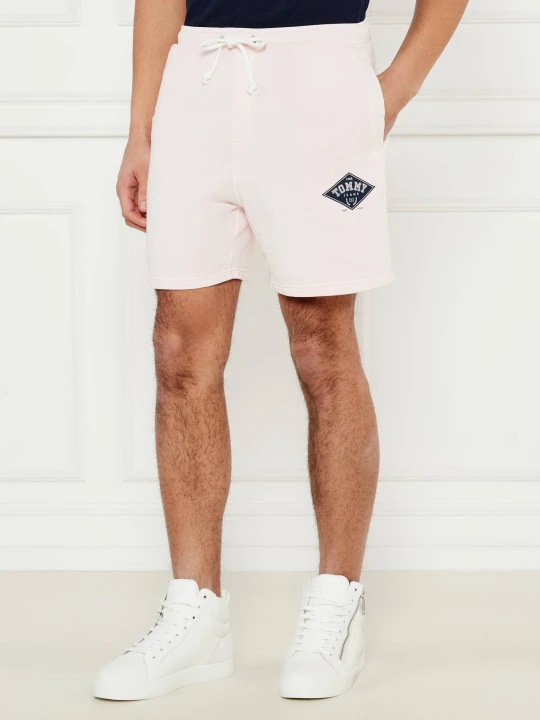 Zdjęcie produktu Tommy Jeans Szorty | Regular Fit pudrowy róż
