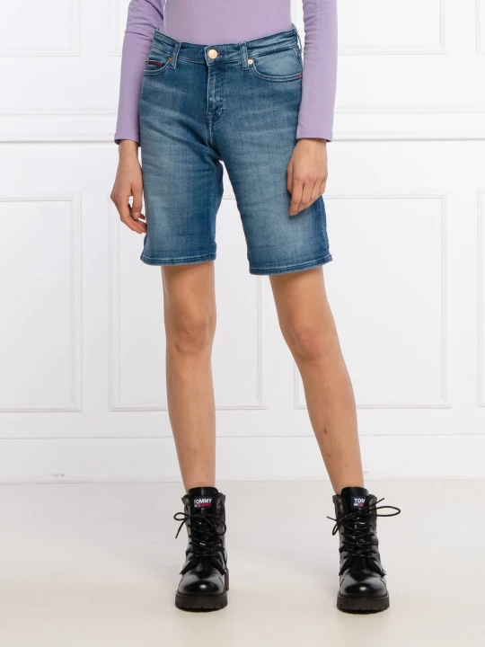 Zdjęcie produktu Tommy Jeans Szorty | Slim Fit | mid rise niebieski