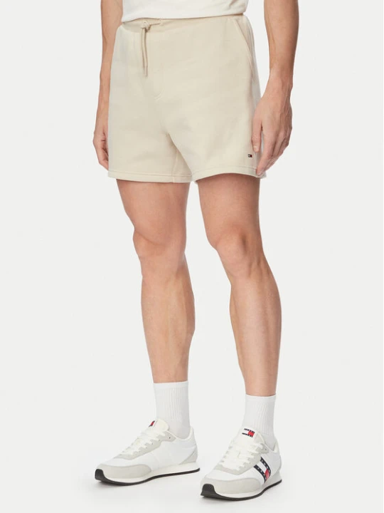 Zdjęcie produktu Tommy Jeans Szorty sportowe DM0DM21931 Beżowy jasny Regular Fit