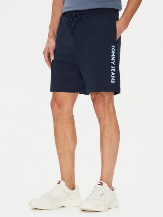 Zdjęcie produktu Tommy Jeans Szorty sportowe New Classic Beach DM0DM21781 Granatowy Relaxed Fit