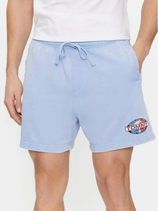 Zdjęcie produktu Tommy Jeans Szorty sportowe Tjm Arch Graphic Beach Short Ext DM0DM19167 Niebieski Regular Fit