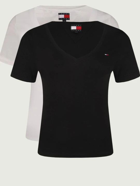 Zdjęcie produktu Tommy Jeans T-shirt 2-pack | Slim Fit czarny