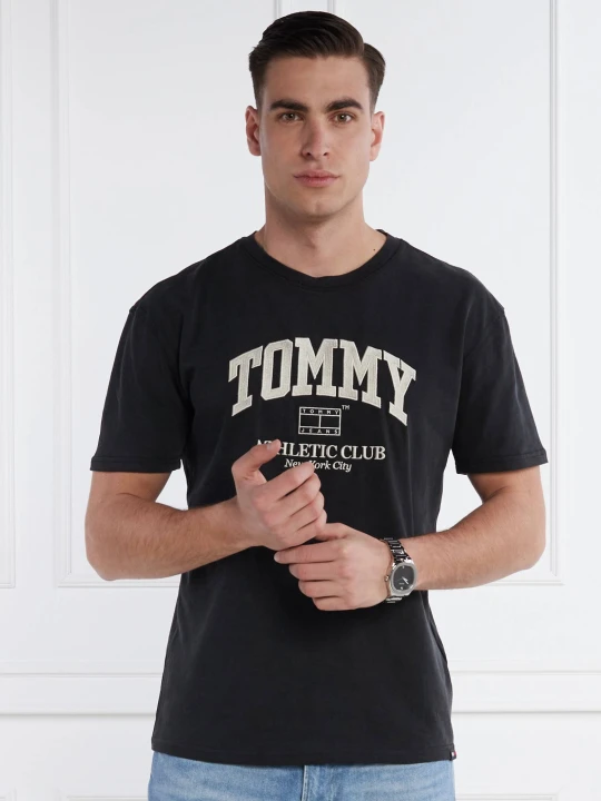 Zdjęcie produktu Tommy Jeans T-shirt ATHLETIC CLUB | Regular Fit grafitowy