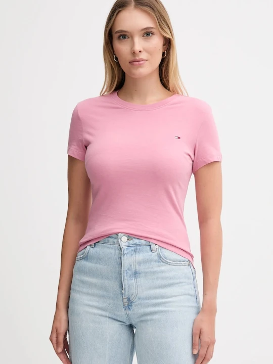 Zdjęcie produktu Tommy Jeans t-shirt bawełniany 2-pack różowy