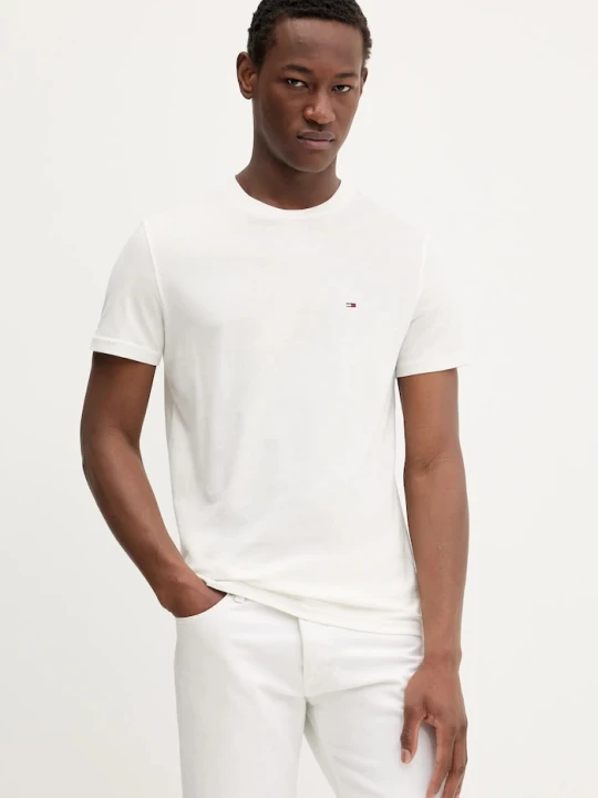Zdjęcie produktu Tommy Jeans t-shirt basic męski bawełniany 2-pack czarny