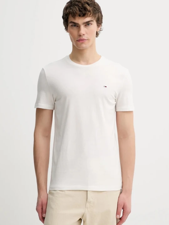 Zdjęcie produktu Tommy Jeans T-shirt męski bawełniany 3-pack zielony
