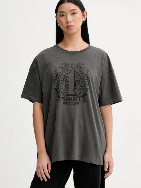 Zdjęcie produktu Tommy Jeans t-shirt bawełniany szary