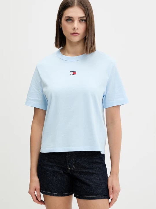 Zdjęcie produktu Tommy Jeans T-shirt bawełniany niebieski