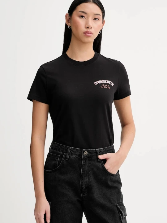 Zdjęcie produktu Tommy Jeans t-shirt bawełniany czarny