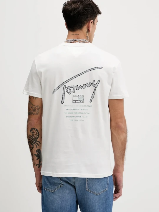 Zdjęcie produktu Tommy Jeans t-shirt bawełniany biały