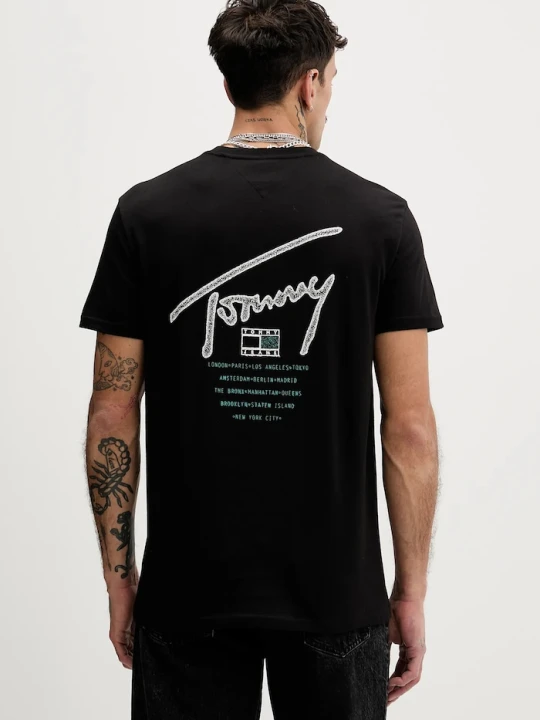 Zdjęcie produktu Tommy Jeans t-shirt bawełniany czarny