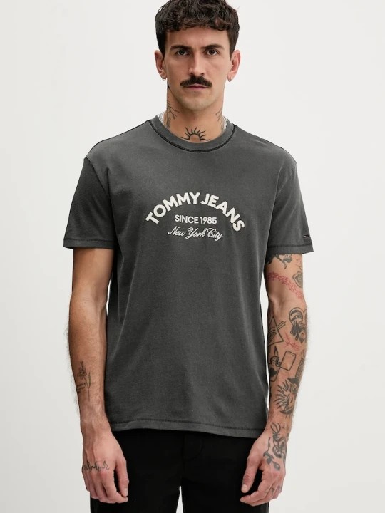 Zdjęcie produktu Tommy Jeans t-shirt bawełniany szary