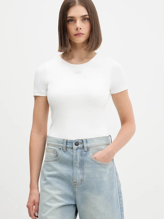Zdjęcie produktu Tommy Jeans T-shirt damski beżowy