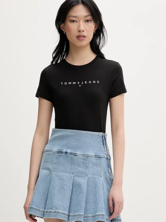 Zdjęcie produktu Tommy Jeans T-shirt damski bawełniany czarny