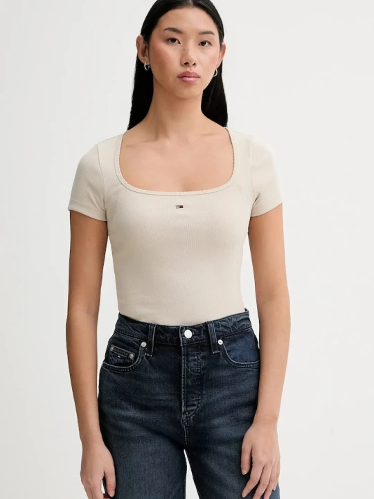 Zdjęcie produktu Tommy Jeans t-shirt beżowy