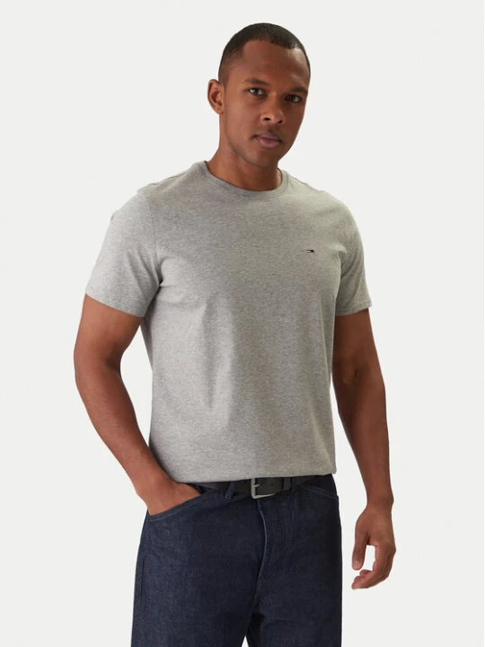 Zdjęcie produktu Tommy Jeans T-Shirt DM0DM04411 Szary Slim Fit