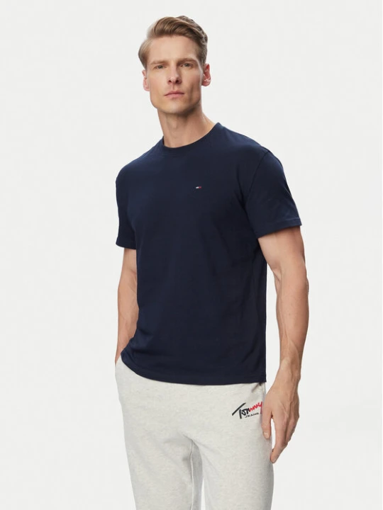 Zdjęcie produktu Tommy Jeans T-Shirt DM0DM22504 Granatowy Regular Fit