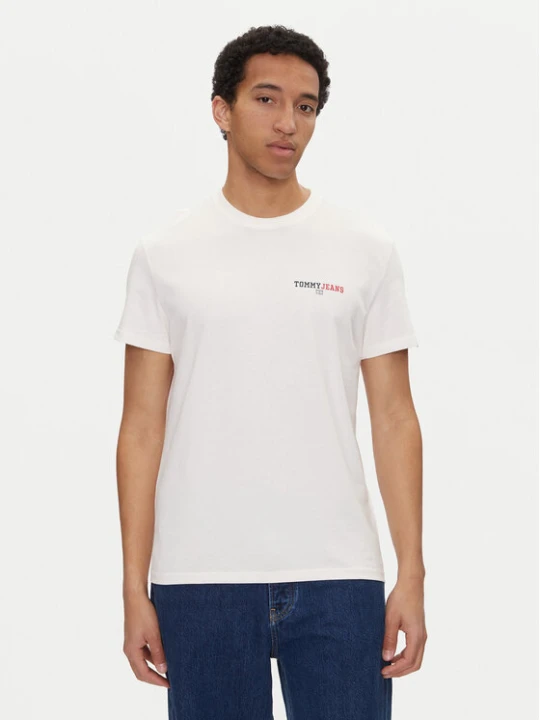 Zdjęcie produktu Tommy Jeans T-Shirt Dna Graphic DM0DM20815 Biały Regular Fit