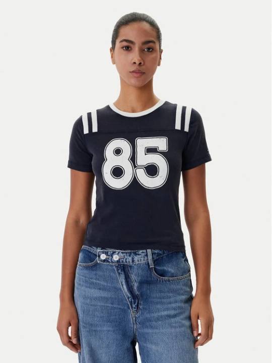 Zdjęcie produktu Tommy Jeans T-Shirt DW0DW22760 Granatowy