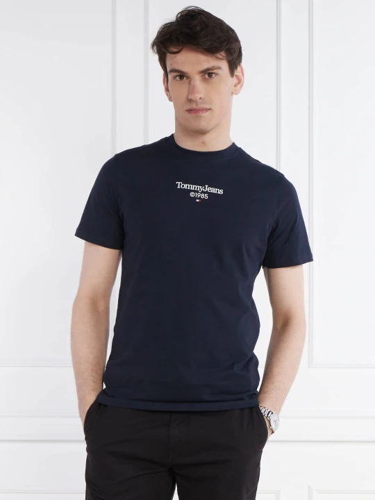 Zdjęcie produktu Tommy Jeans T-shirt ENTRY TEE EXT | Slim Fit granatowy