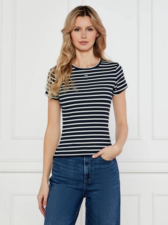 Zdjęcie produktu Tommy Jeans T-shirt ESSENTIAL | Slim Fit granatowy