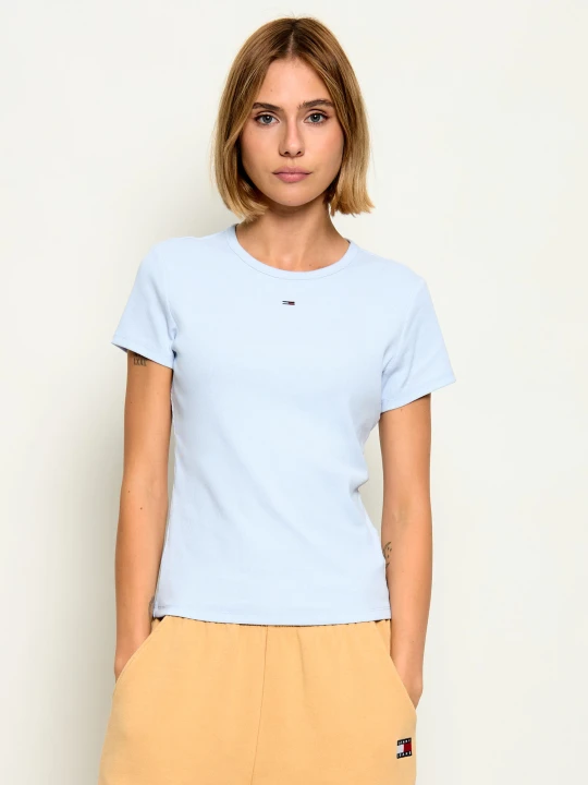 Zdjęcie produktu Tommy Jeans T-shirt Essential | Slim Fit błękitny