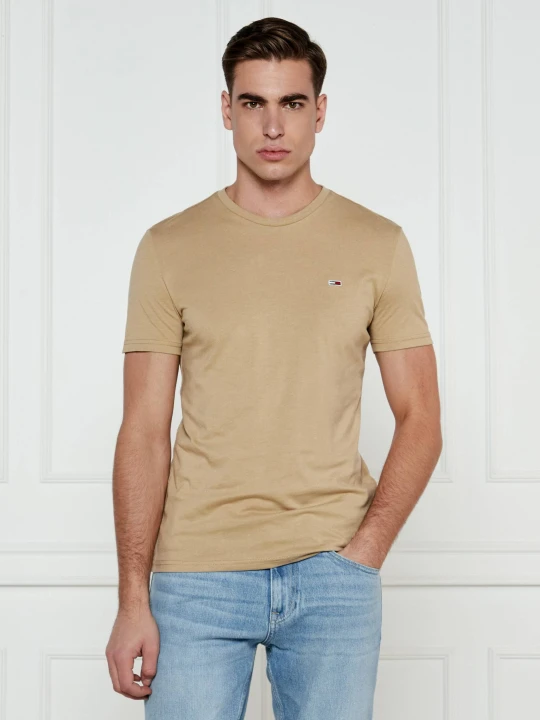 Zdjęcie produktu Tommy Jeans T-shirt | Extra slim fit brązowy