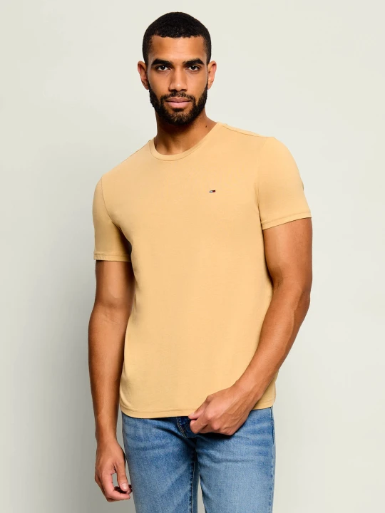 Zdjęcie produktu Tommy Jeans T-shirt | Extra slim fit beżowy