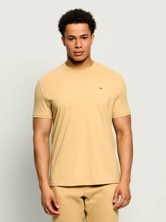Zdjęcie produktu Tommy Jeans T-shirt Flag | Regular Fit beżowy
