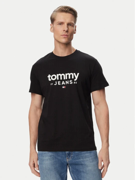 Zdjęcie produktu Tommy Jeans T-Shirt Graphic DM0DM23376 Czarny Slim Fit