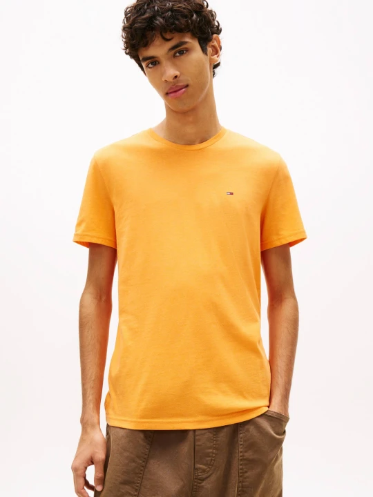 Zdjęcie produktu Tommy Jeans T-shirt Jaspe | Extra slim fit pomarańczowy