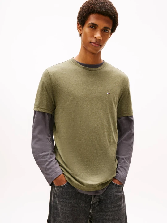 Zdjęcie produktu Tommy Jeans T-shirt JASPE | Extra slim fit zielony